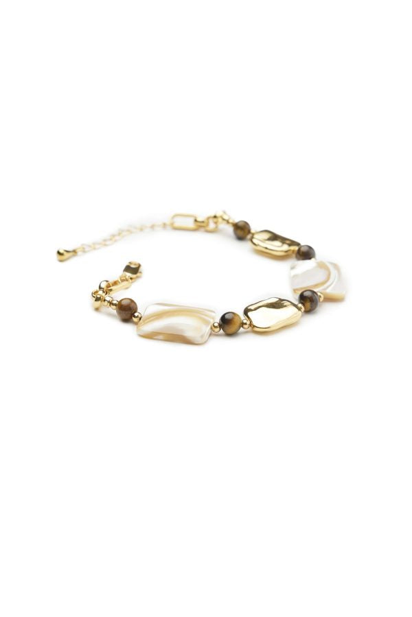 Coloured Earthy Bracelet and Necklace Set