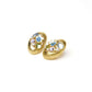 Flower Stone Top Earrings