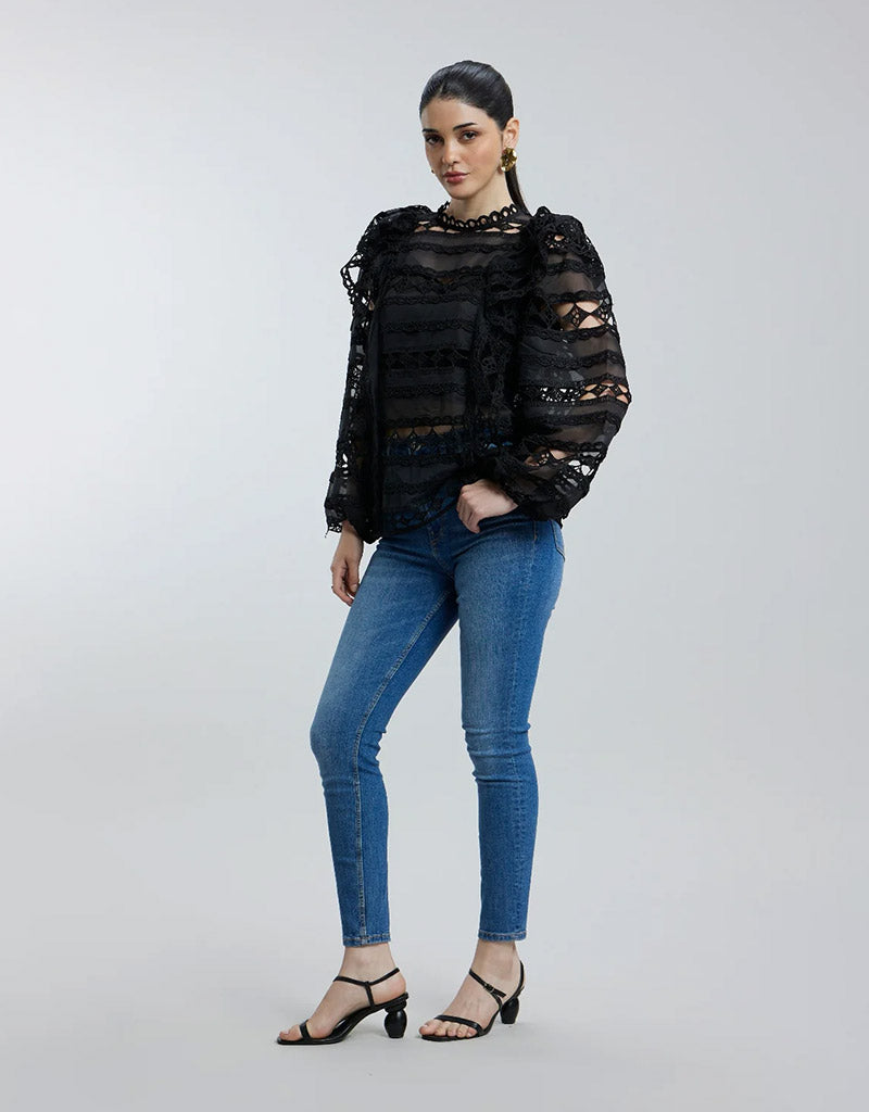 Ruffled top