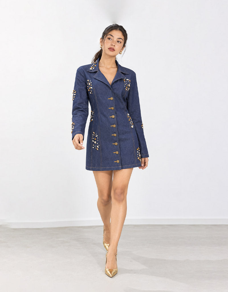 Bling Blazer Dress