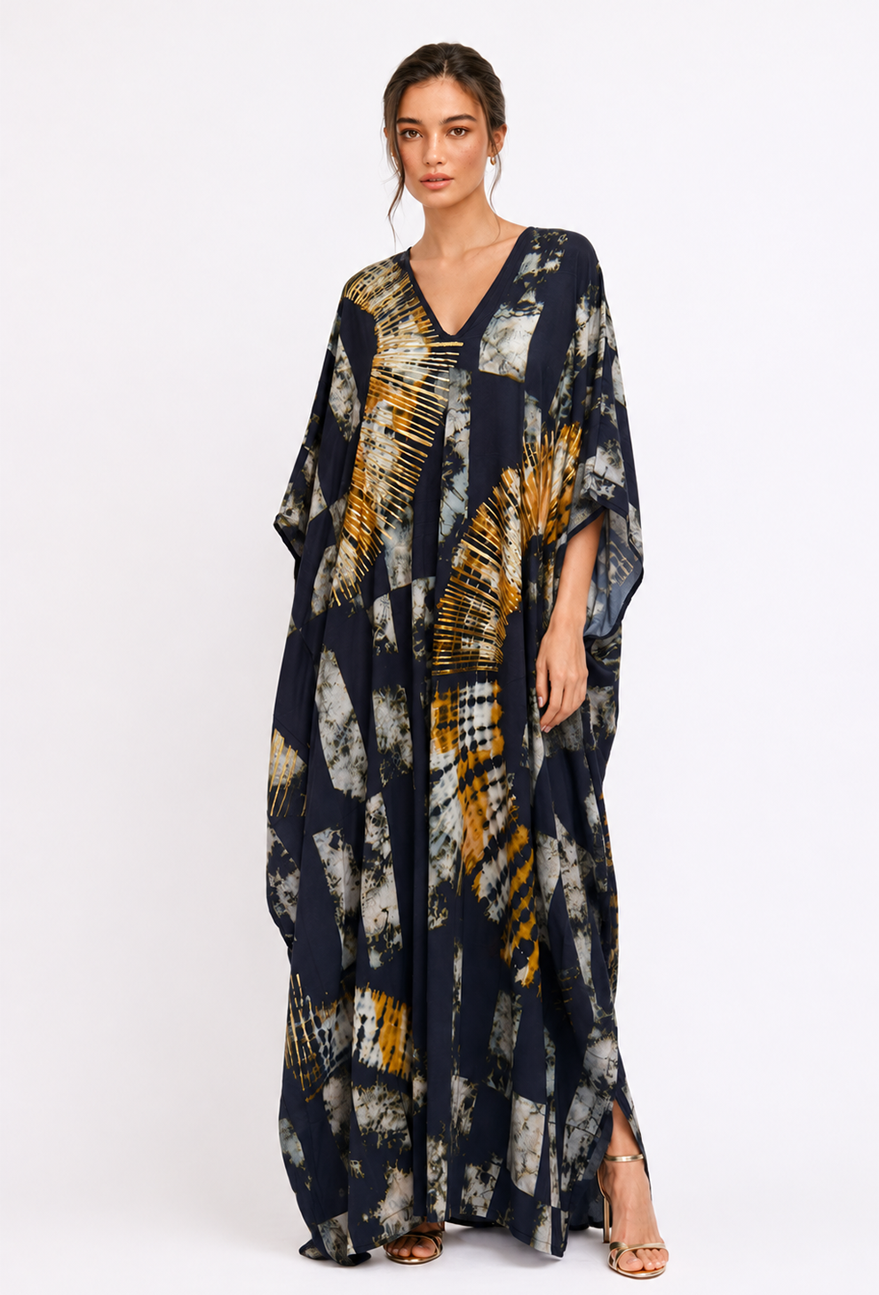 Sunset abstract kaftan