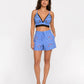 Azure Blossom Embellished Set