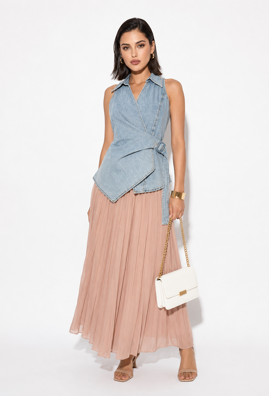 Denim Dreams & Blush Breeze Co-ord Sets