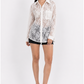 Lace Me Away Button-Up Shirt