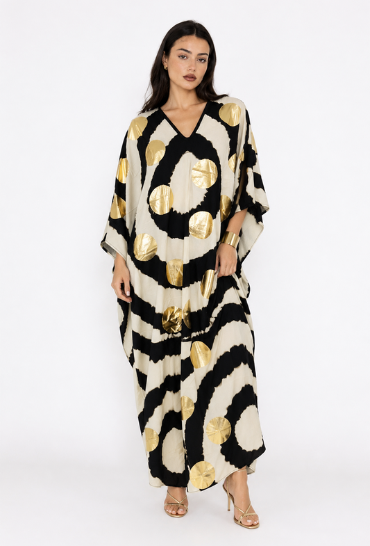 Orbit & Gold Kaftan