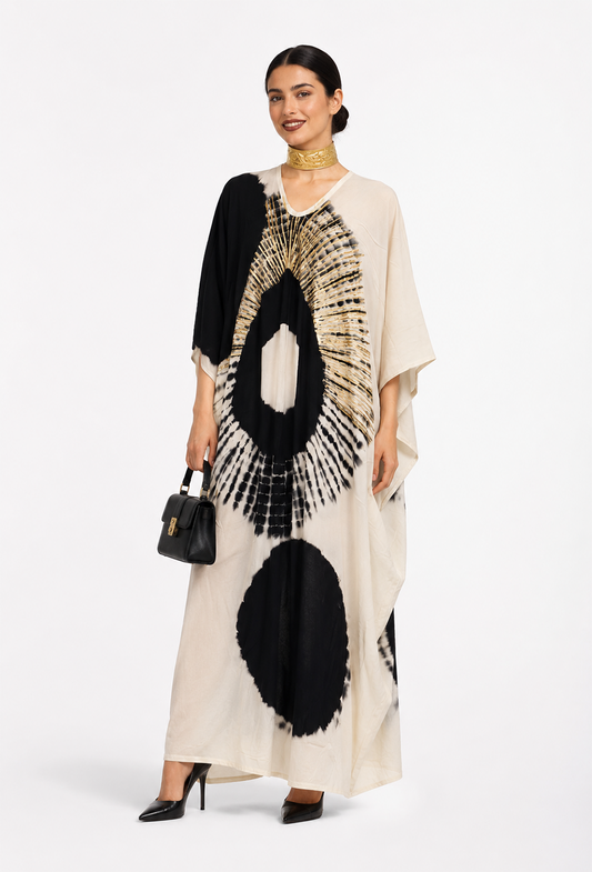 Noir Radiance Kaftan