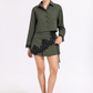 Plaid & Lace luxe skort set
