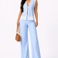 Stripes Cotton Lace Co-ord Set