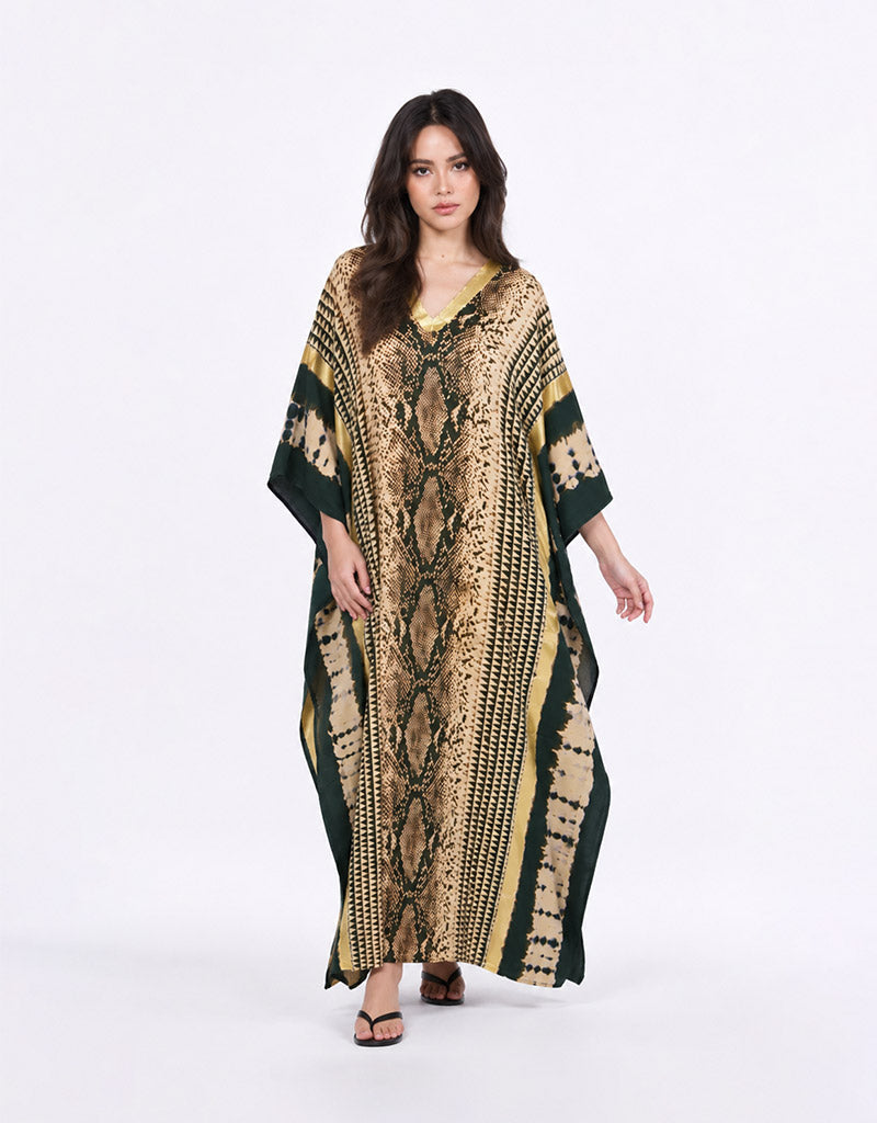 Golden Serpent Luxe Kaftan