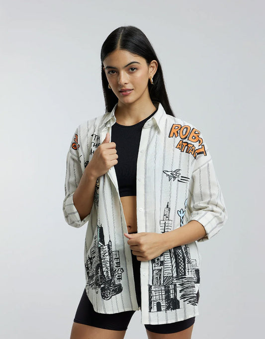 Oversized Robo Shirt