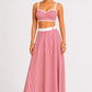 Candy Stripe Skirt Set