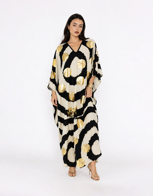 Orbit & Gold Kaftan