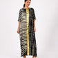 Noir Gold Panel Tie-Dye Luxe Kaftan
