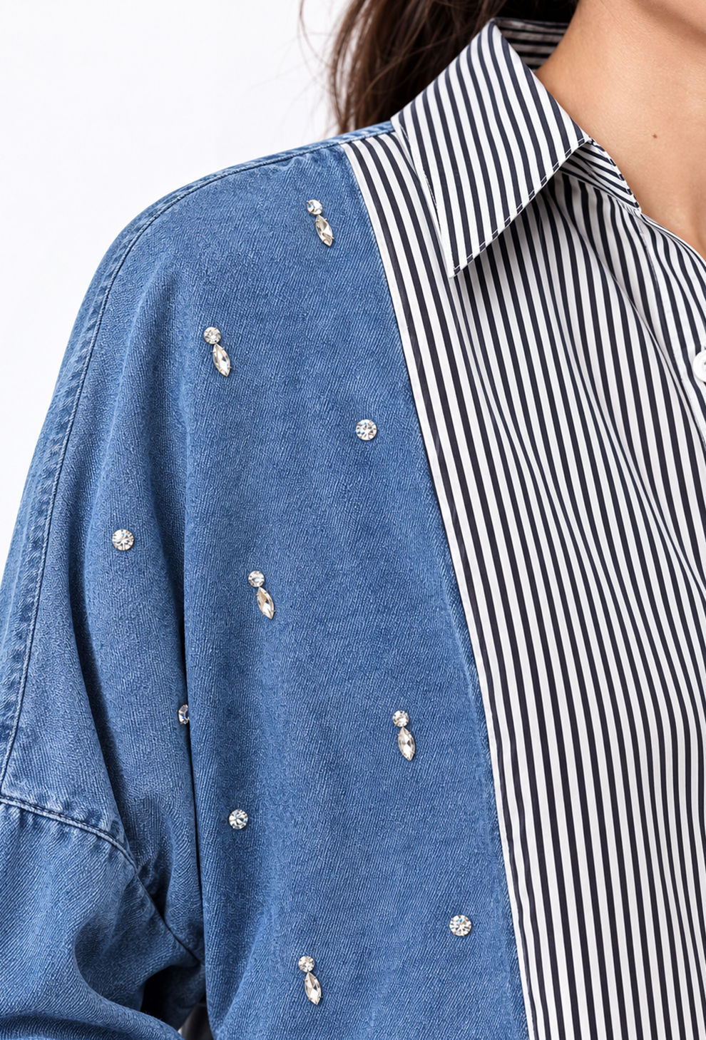 Denim Meets Downtown Shirt