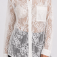 Lace Me Away Button-Up Shirt