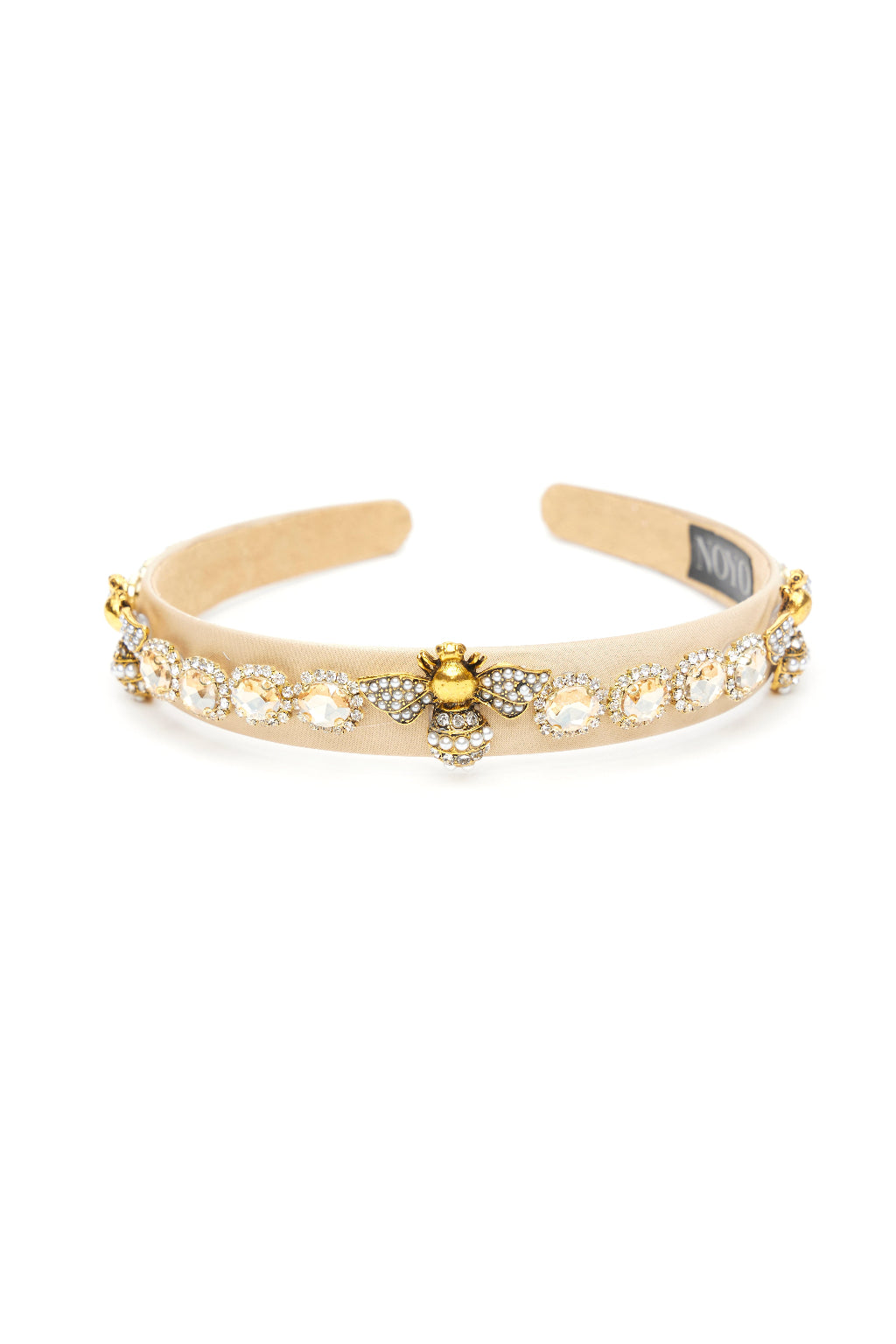THIN HONEYBEE OVAL JEWELLED