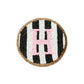 Beaded Handmade Initial Coasters.