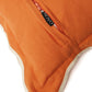 Cushion cover with arched flanges
