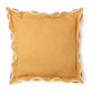 Cushion cover with arched flanges