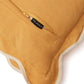Cushion cover with arched flanges