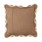 Cushion cover with arched flanges