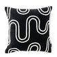 Velvet Cushion Cover with chenille waves