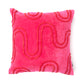 Velvet Cushion Cover with chenille waves