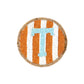 Beaded Handmade Initial Coasters.