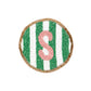 Beaded Handmade Initial Coasters.
