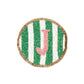Beaded Handmade Initial Coasters.