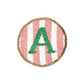 Beaded Handmade Initial Coasters.
