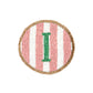 Beaded Handmade Initial Coasters.