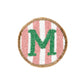 Beaded Handmade Initial Coasters.