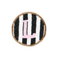 Beaded Handmade Initial Coasters.