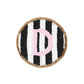 Beaded Handmade Initial Coasters.