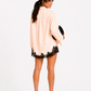 Lace shorts co-ord set