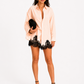 Lace shorts co-ord set