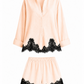 Lace shorts co-ord set