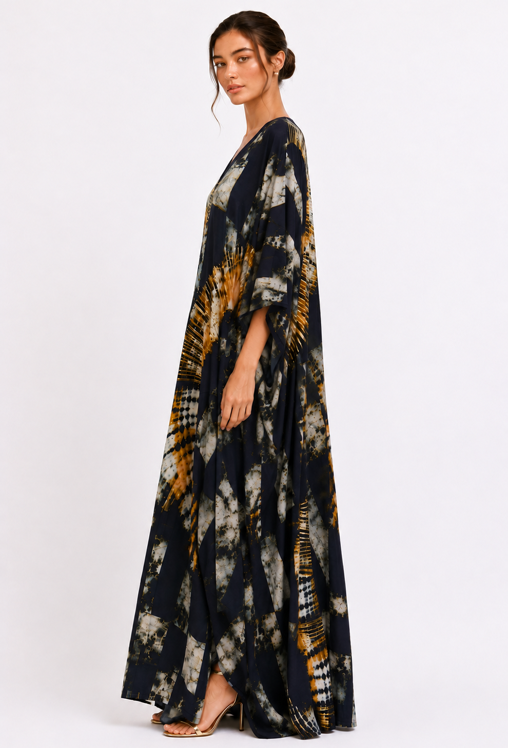 Sunset abstract kaftan