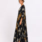 Sunset abstract kaftan
