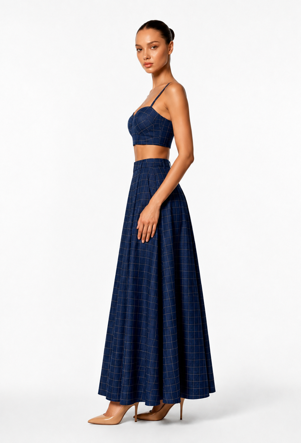 Midnight Grid Elegance Set