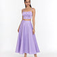 Lilac Royale Satin Set