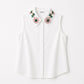 Statement Collar White Shirt