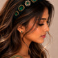 Embellished Green Hairband