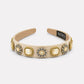 Embellished Beige Hairband