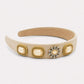 Embellished Beige Hairband