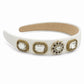 Embellished White Hairband