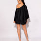 The Élan noir drape set