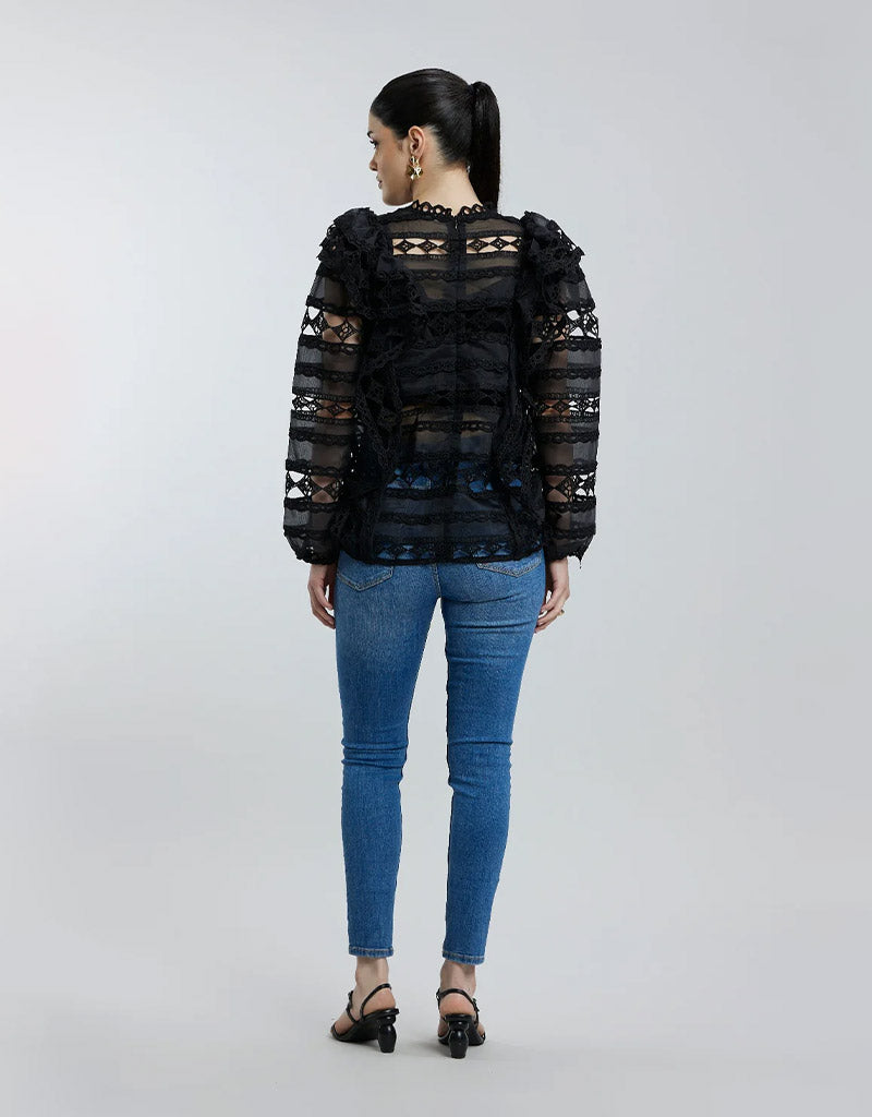 Ruffled top