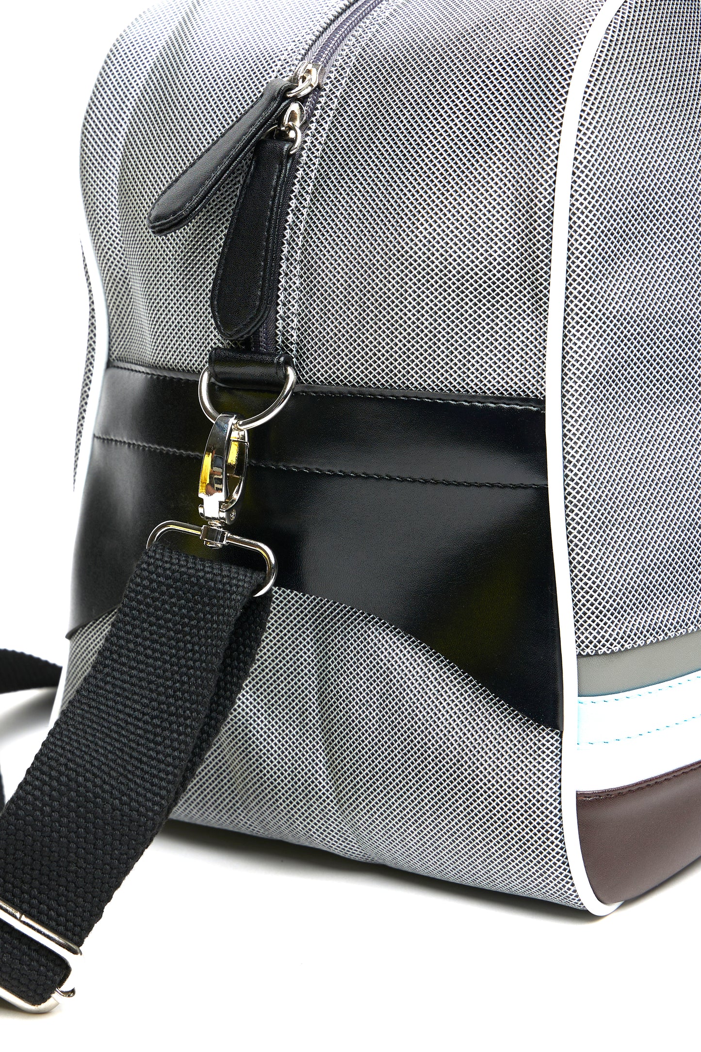 Linear motion duffle bag
